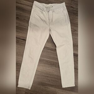 Helmut lang womens light denim jeans, back pocket details, size 24